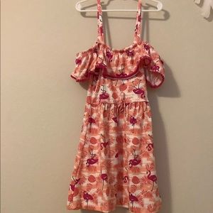 NWT Tropical flamingo dress size 5/6